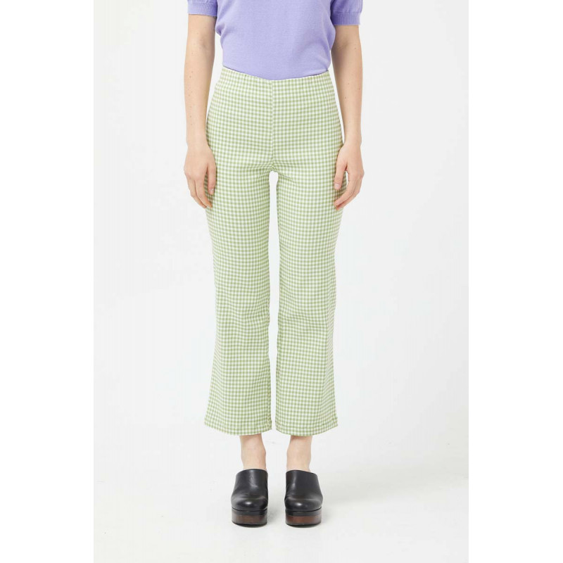 Pantalón Vichy Mint