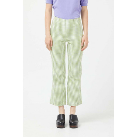 Pantalón Vichy Mint