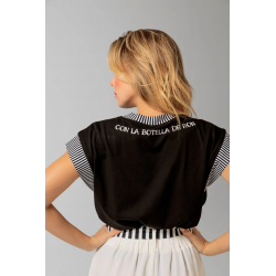 Camiseta Lolina Rib Algodón La Vida Pirata