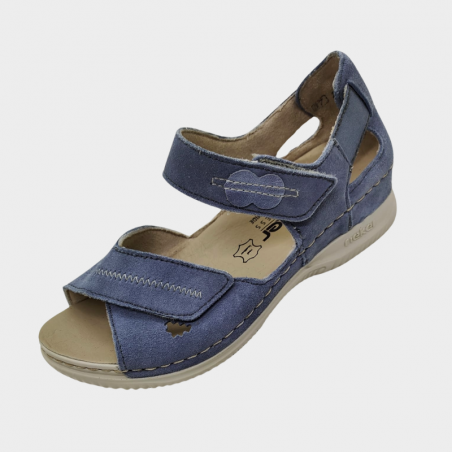 Sandalia de piel marca Rieker