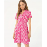 estido Surkana corto elástico estampado Fucsia