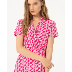 estido Surkana corto elástico estampado Fucsia