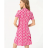 estido Surkana corto elástico estampado Fucsia