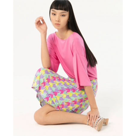 Mini Surkana falda elástica evasé Multi