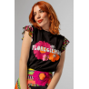 Camiseta Lolina Volantes Floreciendo